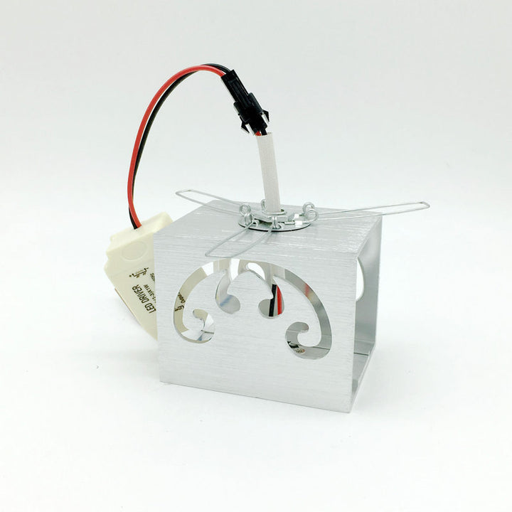 Moderne Einfachheit Aluminium Cube Schmetterling LED Wandleuchte Lampe für Flur 