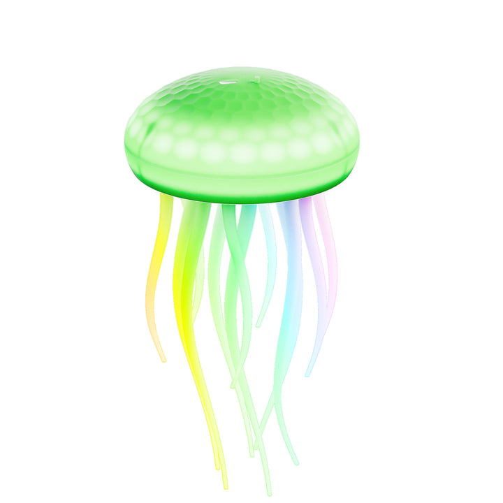 Lampe murale LED contemporaine en PVC à silice créative rechargeable avec méduse suspendue pour la natation, veilleuse pour le chevet 