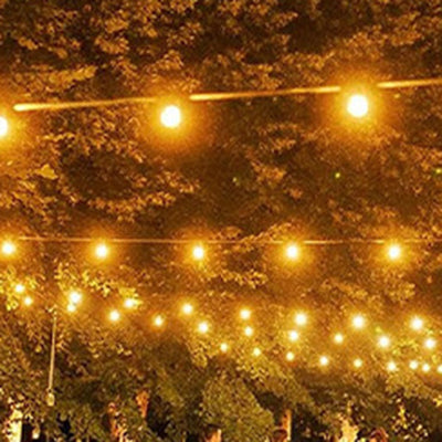 Lumière de jardin extérieure à LED à 15 ampoules en PVC cuivre étanche solaire Art Déco moderne 