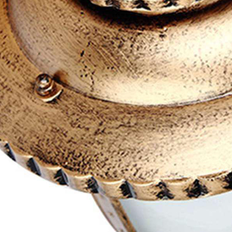 Lanterne de voiture en verre en aluminium étanche traditionnelle européenne à 1 lumière pour patio extérieur 
