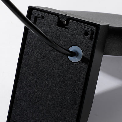 Moderne minimalistische wasserdichte Bewegungssensor drehbare Aluminium-PC quadratische runde LED-Wandleuchte für den Außenbereich 
