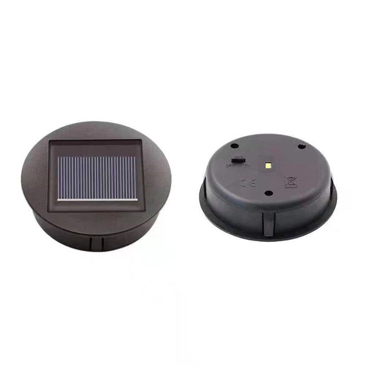 Éclairage paysager à LED en fer cylindrique creux en forme d&