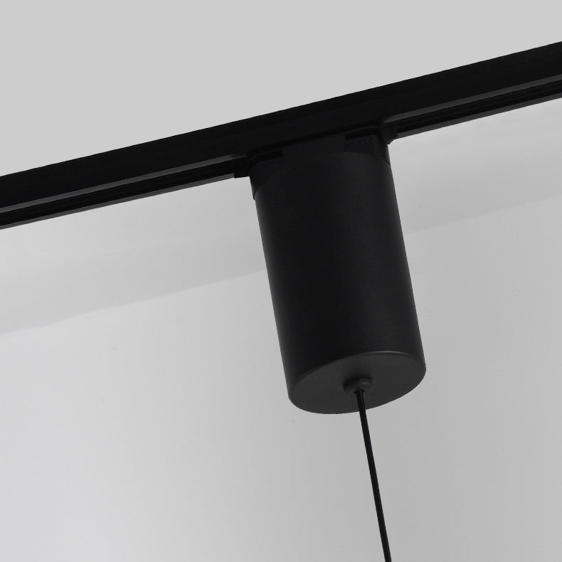 Lámpara colgante LED de giroscopio toroidal móvil de aluminio acrílico nórdico contemporáneo para comedor 