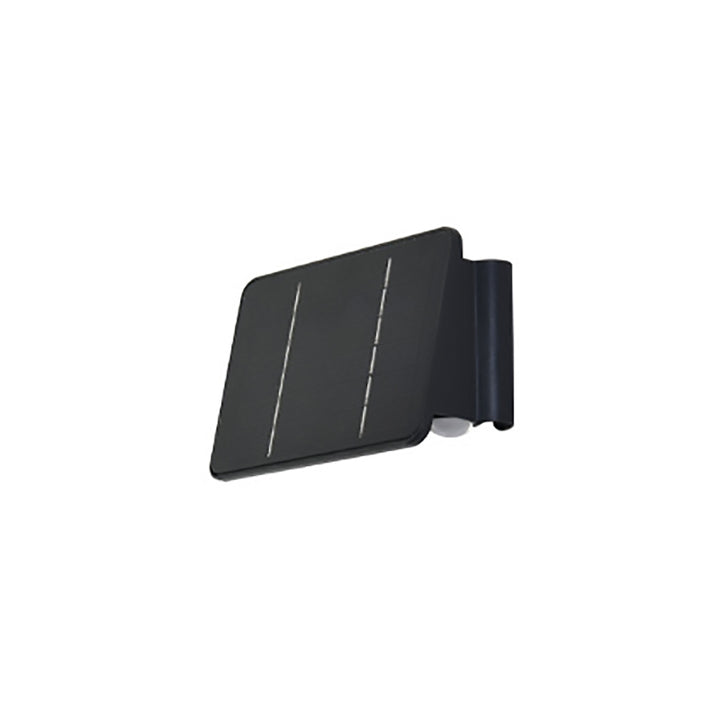 Applique Murale LED Rectangulaire Moderne Minimaliste Solaire Étanche en ABS Acrylique Pour Patio Extérieur 