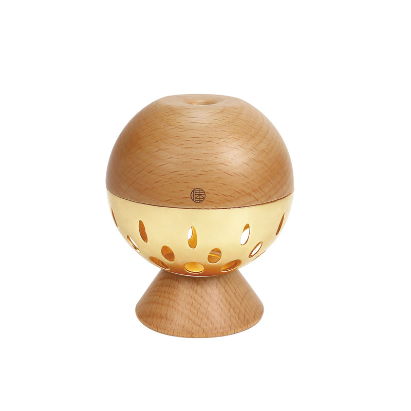 Lampe murale LED à boule de contrôle gestuel rechargeable en bois et métal de simplicité moderne avec lumière de nuit pour chevet 