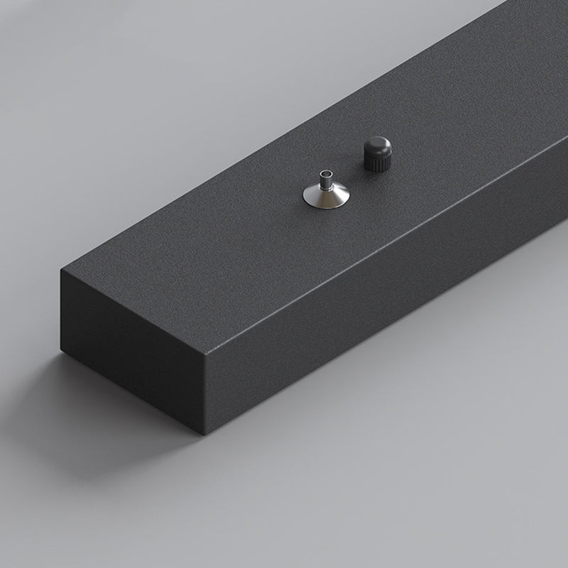 Lustre LED à bande en fer et aluminium minimaliste moderne pour salle à manger 