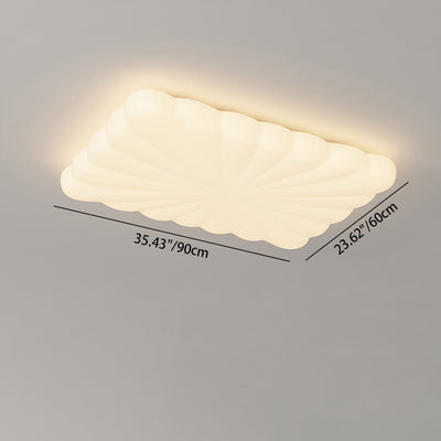 Moderne Einfachheit Eisen PE Quadratische Runde Rechteckige Cookie LED Unterputz Deckenleuchte Für Schlafzimmer 