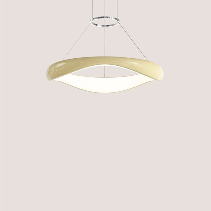 Lustres LED Ronds en Acrylique et Fer Scandinave Contemporain pour Salle à Manger 