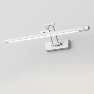 ضوء حائط LED شريط قابل للتعديل بمستشعر حركة مقاوم للماء من الحديد بتصميم بسيط حديث لمصباح الحمام 
