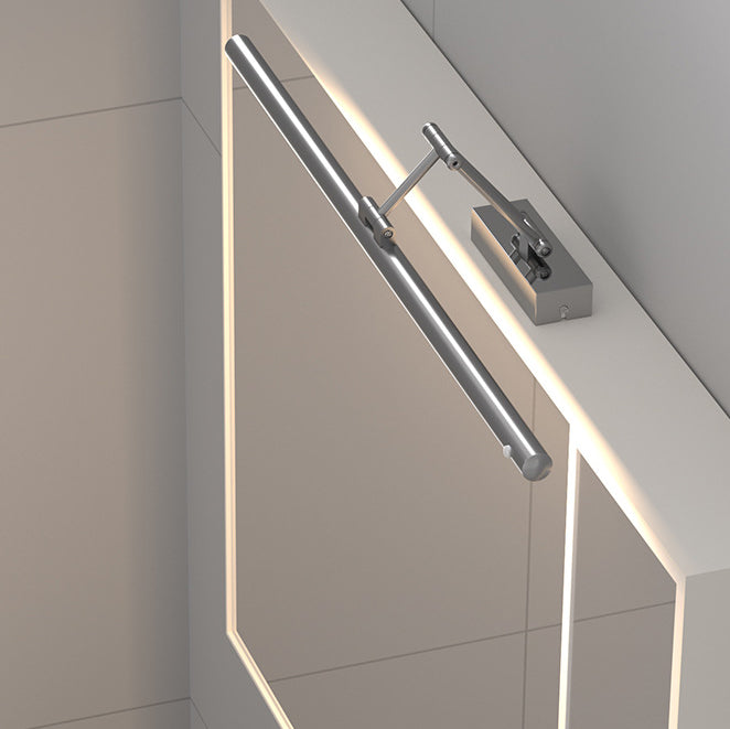 ضوء حائط LED شريط قابل للتعديل بمستشعر حركة مقاوم للماء من الحديد بتصميم بسيط حديث لمصباح الحمام 