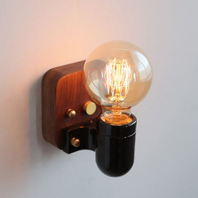 Lampe murale 1 lumière avec fermeture éclair en céramique rétro contemporaine pour chevet 