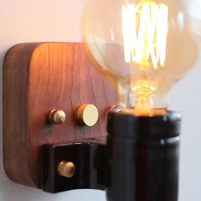 Lampe murale 1 lumière avec fermeture éclair en céramique rétro contemporaine pour chevet 
