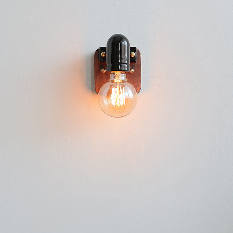 Lampe murale 1 lumière avec fermeture éclair en céramique rétro contemporaine pour chevet 