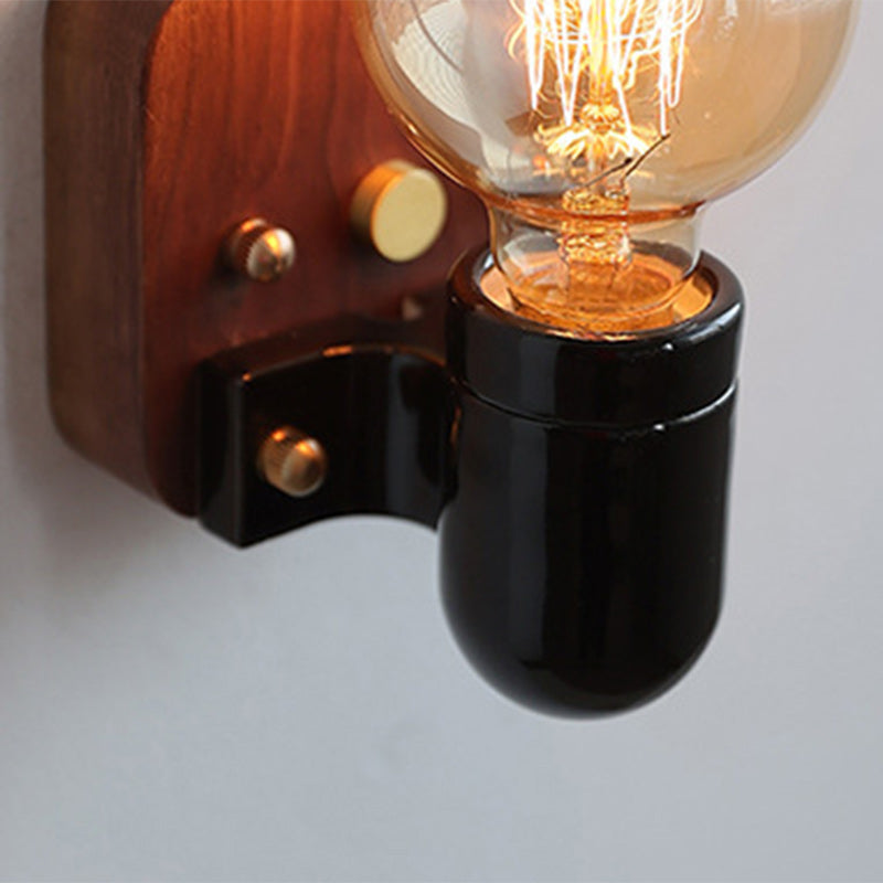 Lampe murale 1 lumière avec fermeture éclair en céramique rétro contemporaine pour chevet 
