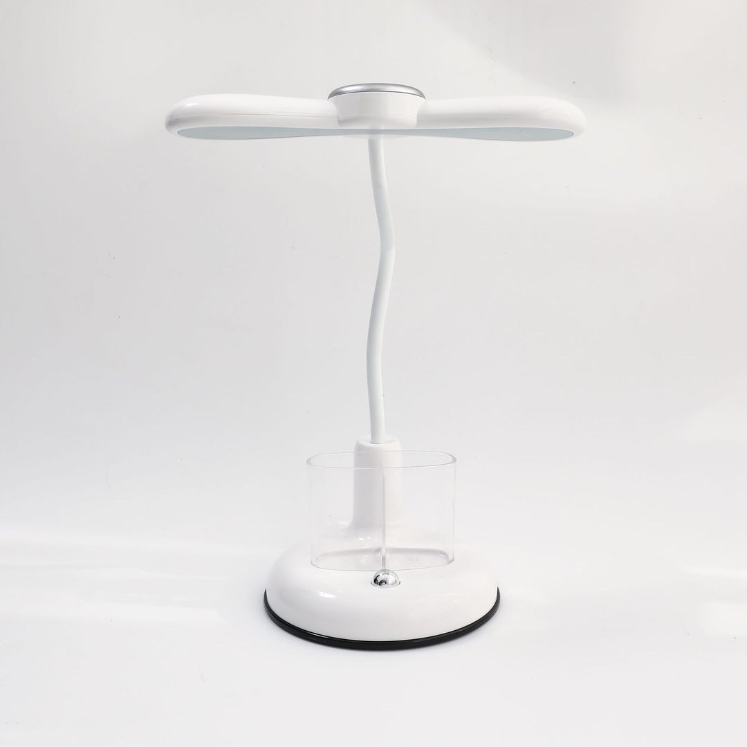 Lampe de bureau LED avec conteneur de stylo en ABS réglable, rechargeable et à bande pour enfants, simplicité moderne pour l&