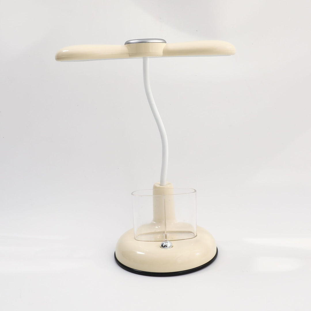 Lampe de bureau LED avec conteneur de stylo en ABS réglable, rechargeable et à bande pour enfants, simplicité moderne pour l&