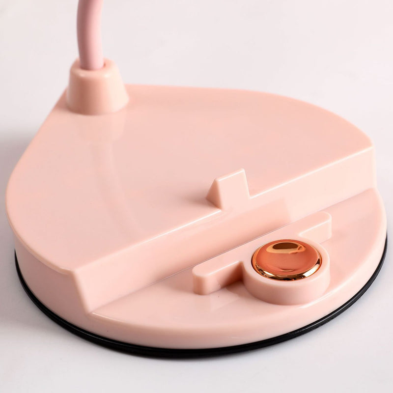 Lampe de table LED à fleur avec capteur tactile rechargeable en ABS PP scandinave contemporain pour chevet 