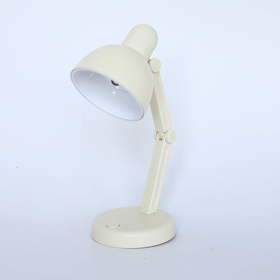 Modern Simplicity ABS Battery Foldable Round LED Desk Lamp For Study