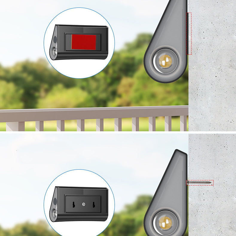 Moderno Minimalista Solar Impermeable ABS PMMA Rectangular LED Iluminación de Paisaje Luz Exterior Para Patio Exterior 