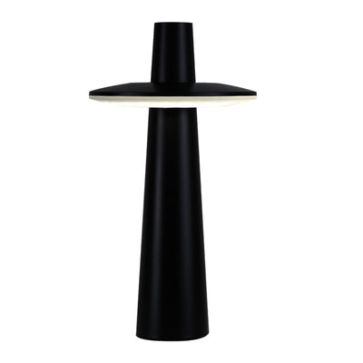 Lampe de table LED à colonne ronde en ABS PC avec capteur tactile rechargeable nordique contemporain pour chevet 