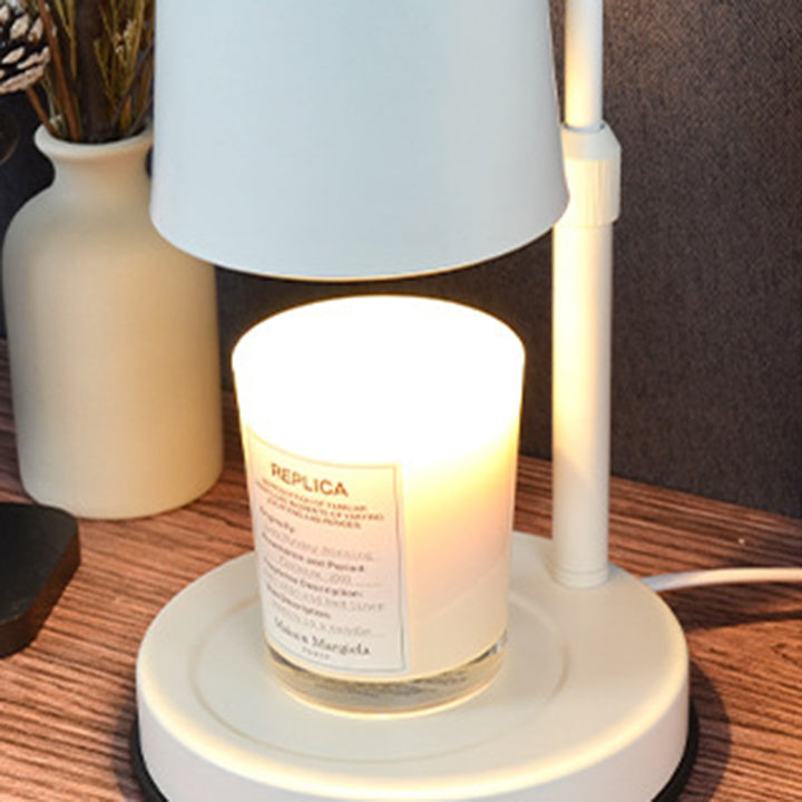 Zeitgenössische skandinavische Hebbare dimmbare Zylinder 1-Licht Schmelzwachs Tischlampe für das Schlafzimmer 