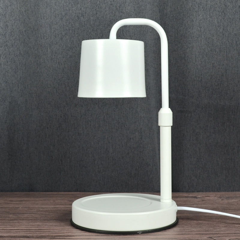 Zeitgenössische skandinavische Hebbare dimmbare Zylinder 1-Licht Schmelzwachs Tischlampe für das Schlafzimmer 