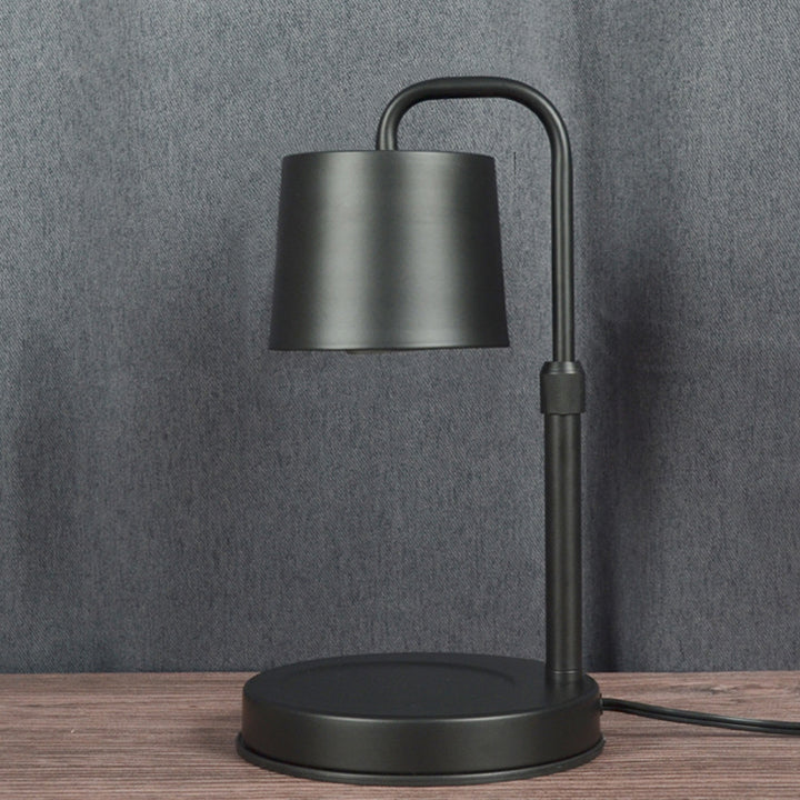 Zeitgenössische skandinavische Hebbare dimmbare Zylinder 1-Licht Schmelzwachs Tischlampe für das Schlafzimmer 