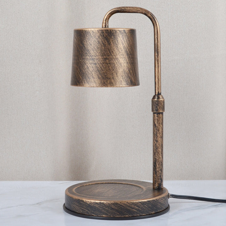 Zeitgenössische skandinavische Hebbare dimmbare Zylinder 1-Licht Schmelzwachs Tischlampe für das Schlafzimmer 