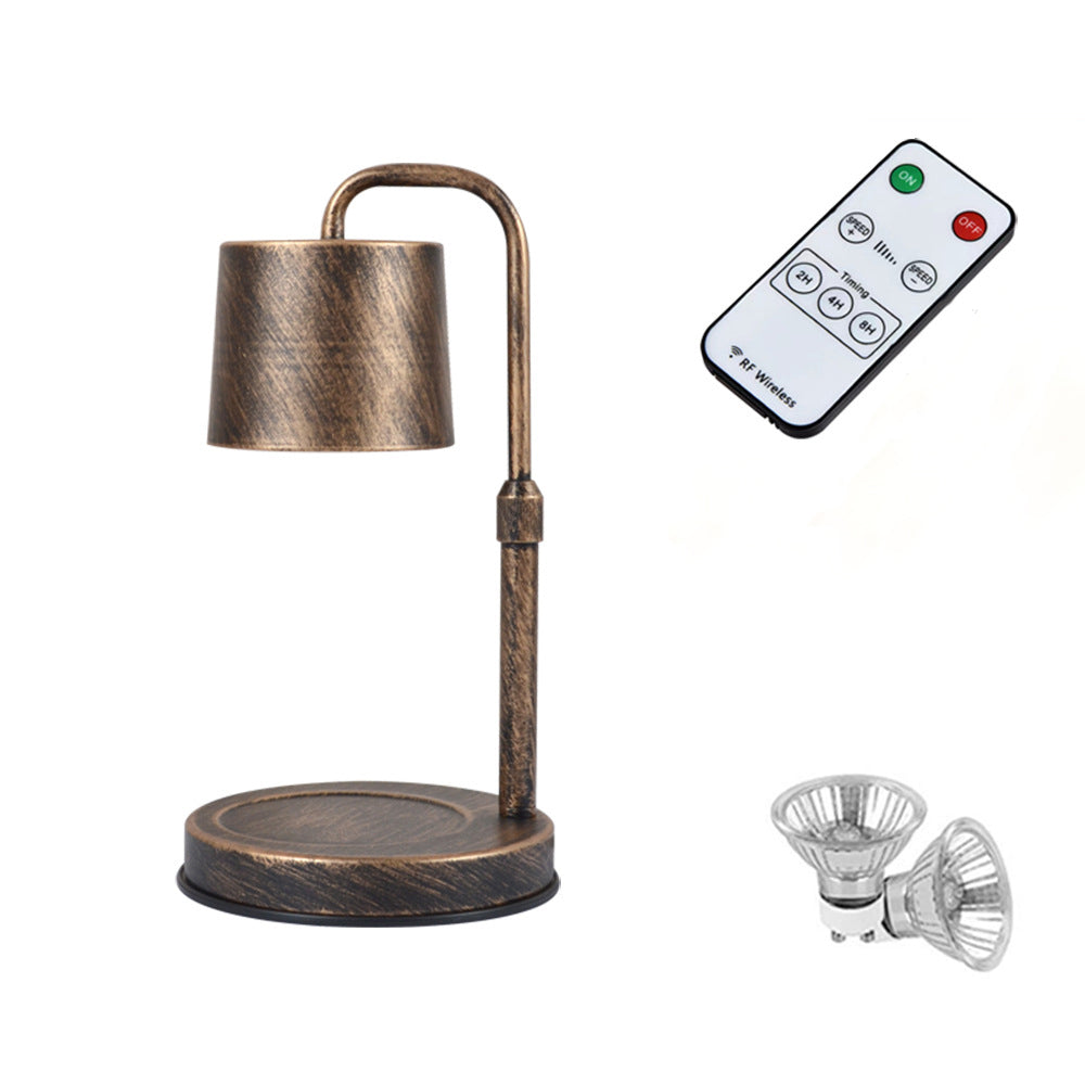Zeitgenössische skandinavische Hebbare dimmbare Zylinder 1-Licht Schmelzwachs Tischlampe für das Schlafzimmer 