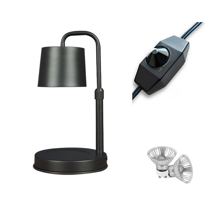 Zeitgenössische skandinavische Hebbare dimmbare Zylinder 1-Licht Schmelzwachs Tischlampe für das Schlafzimmer 