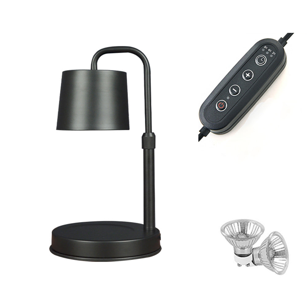Zeitgenössische skandinavische Hebbare dimmbare Zylinder 1-Licht Schmelzwachs Tischlampe für das Schlafzimmer 
