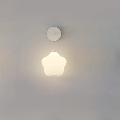 Applique murale LED en fer PE étoile de simplicité moderne pour chevet 