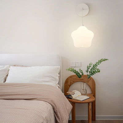 Applique murale LED en fer PE étoile de simplicité moderne pour chevet 
