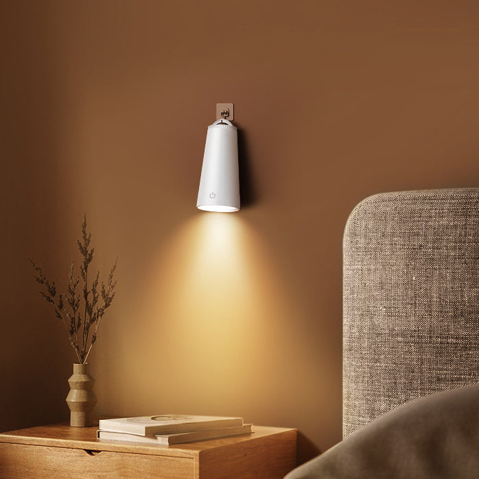 مصباح مكتب LED قابل للفصل على شكل أسطوانة قابلة لإعادة الشحن من ABS PP PC بتصميم حديث وبسيط للدراسة 
