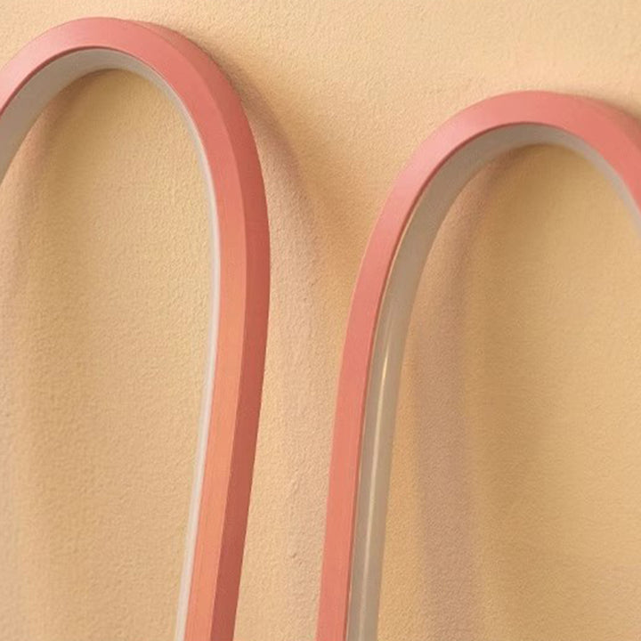 Zeitgenössische kreative Kinder Metall USB Hasenohren hängende LED Wandleuchte für Schlafzimmer 