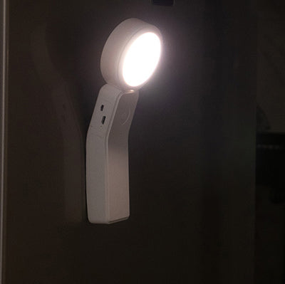 مصباح طاولة LED دائري صغير من الألومنيوم ABS قابل لإعادة الشحن عبر USB للبساطة الحديثة للدراسة 