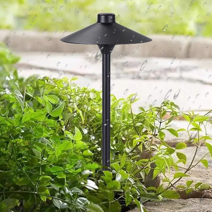Lumière extérieure pour jardin en aluminium étanche avec LED conique, simplicité moderne, parapluie PC 