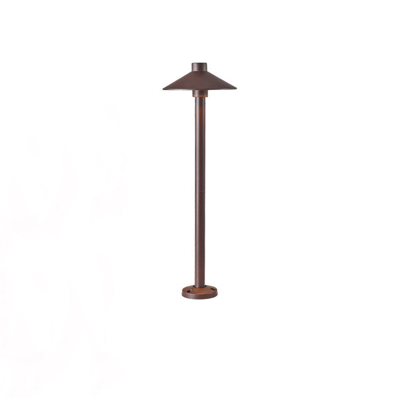 Lumière extérieure pour jardin en aluminium étanche avec LED conique, simplicité moderne, parapluie PC 
