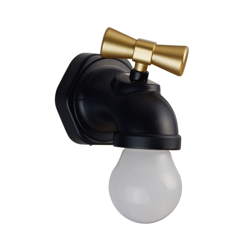 Zeitgenössische kreative wiederaufladbare ABS PC Akustiksensor-Touch-LED-Wandlampe Nachtlicht für das Bett 