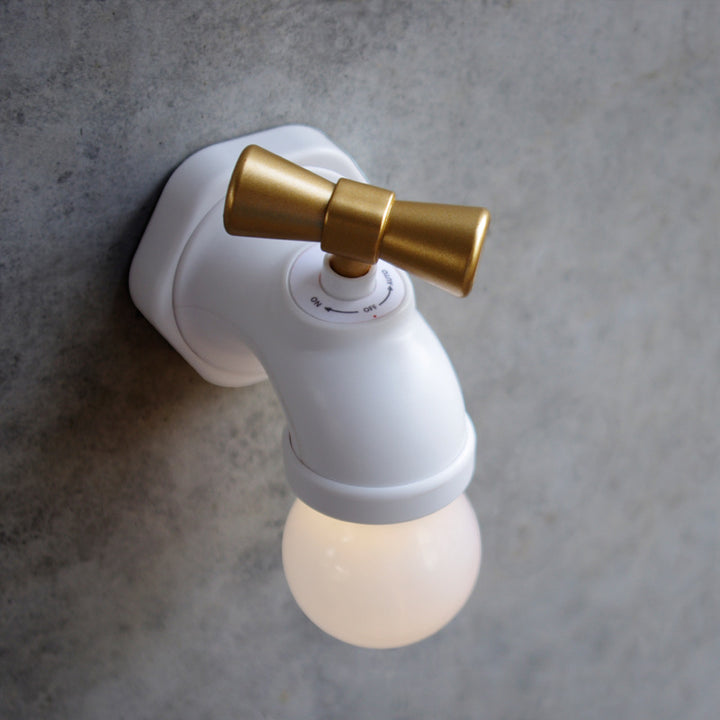 Applique murale LED avec capteur acoustique en ABS PC rechargeable créative contemporaine pour lampe de chevet 
