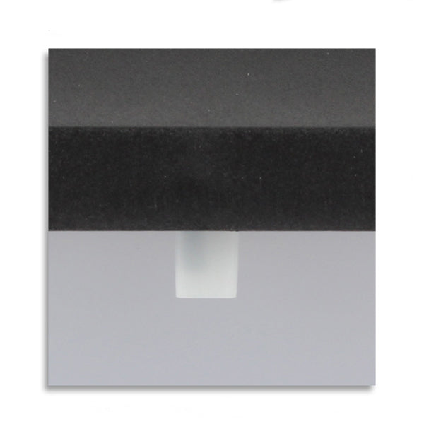 Éclairage paysager LED carré moderne minimaliste solaire étanche en ABS PC pour terrasse extérieure 