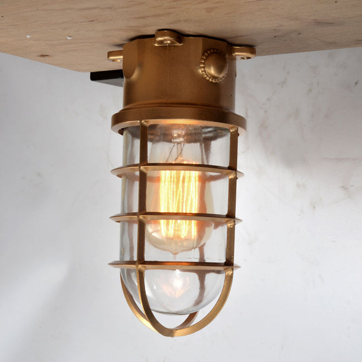 Cage Cylindrique en Verre en Alliage d&