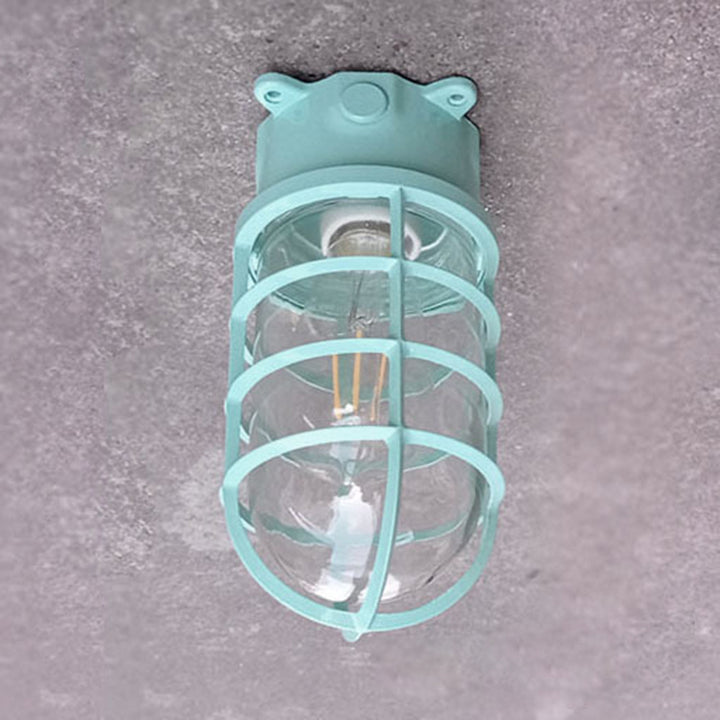 Cage Cylindrique en Verre en Alliage d&