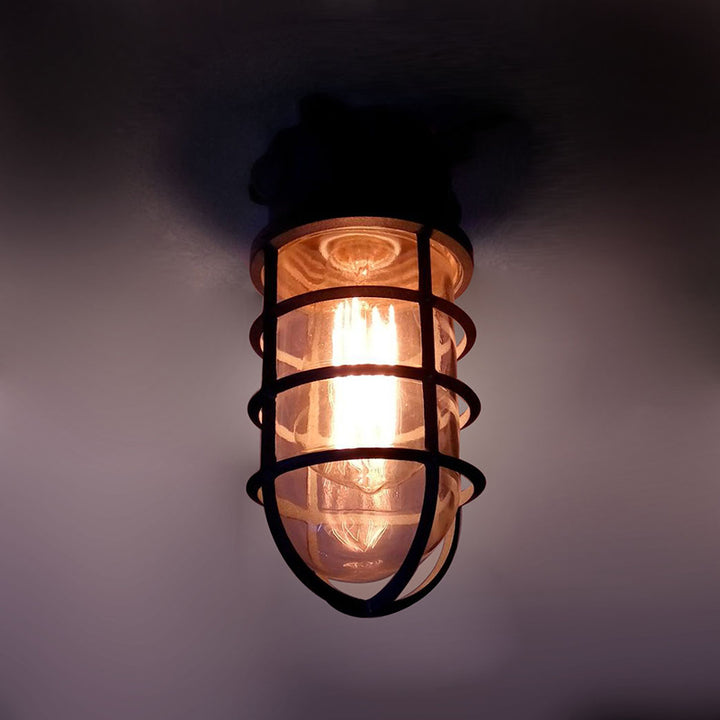 Cage Cylindrique en Verre en Alliage d&