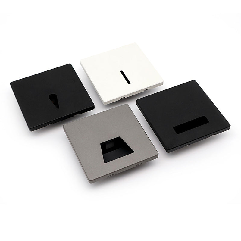 Moderne minimalistische wasserdichte Wandleuchte aus Aluminiumlegierung und Stahl mit quadratischem LED-Einbaustrahler für den Flur 