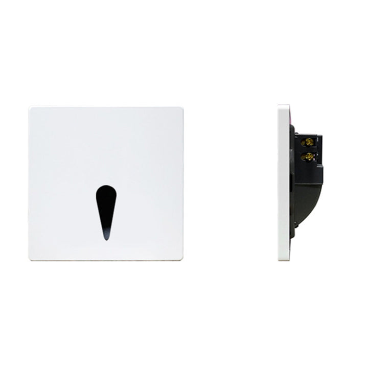 Moderne minimalistische wasserdichte Wandleuchte aus Aluminiumlegierung und Stahl mit quadratischem LED-Einbaustrahler für den Flur 