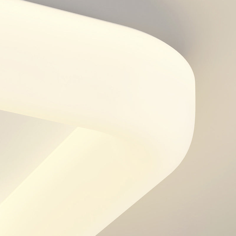 Zeitgenössische nordische Eisen-Acryl-Rundquadrat-Kugel-Spotlight-LED-Deckenleuchte zur halb eingelassenen Montage für den Flur 