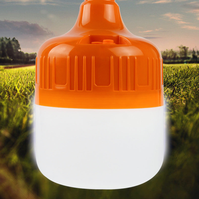 Lumière extérieure suspendue à LED en cylindre métallique ABS rechargeable de simplicité moderne pour jardin 