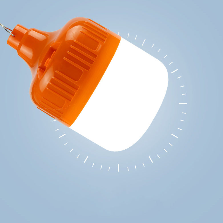 Lumière extérieure suspendue à LED en cylindre métallique ABS rechargeable de simplicité moderne pour jardin 