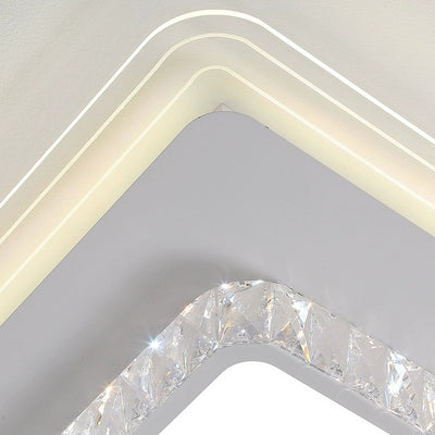Lumière de plafond LED encastrée rectangulaire carrée ronde en acrylique pour salon avec matériel de simplicité moderne 